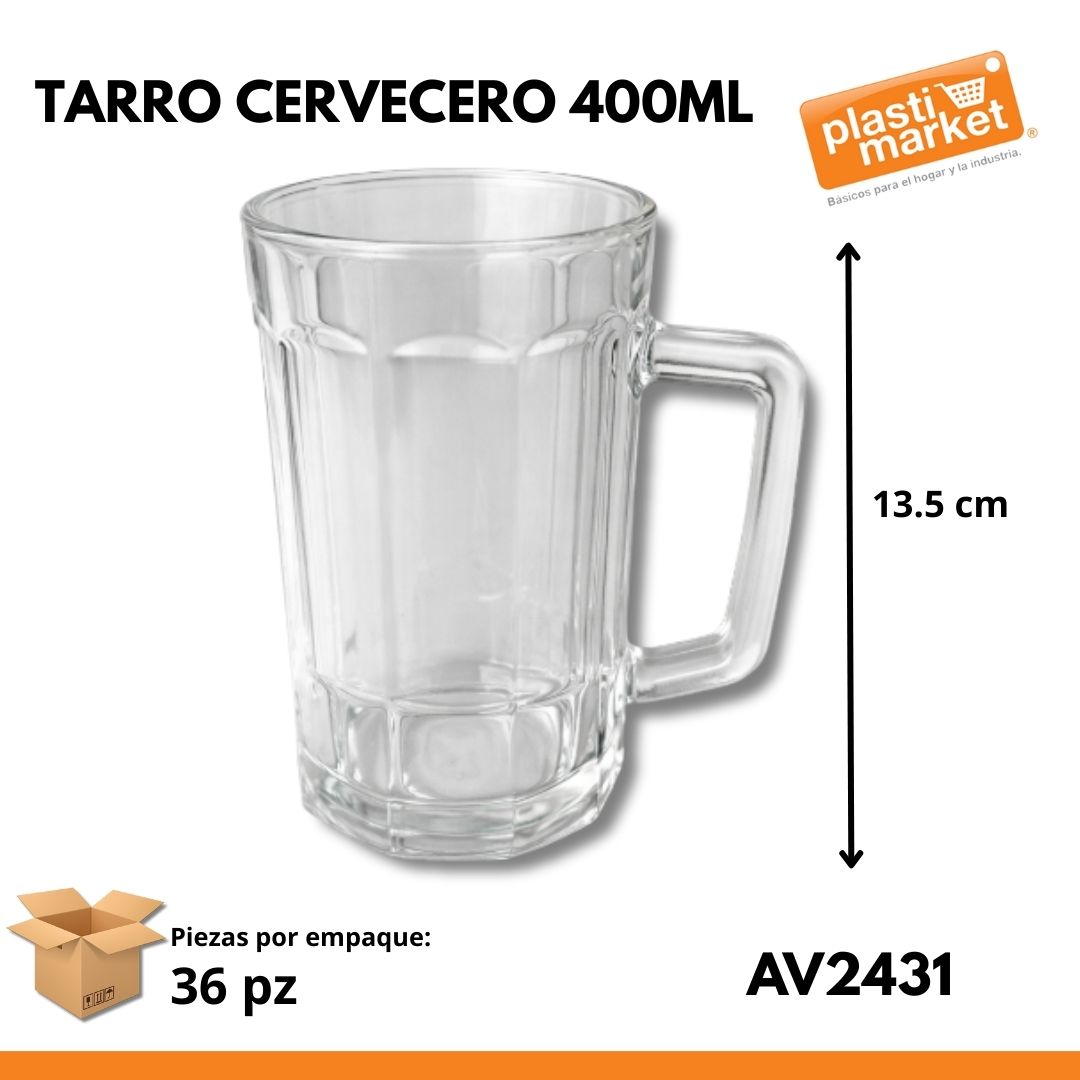 AV-2431 TARRO CERVECERO 400 ML.