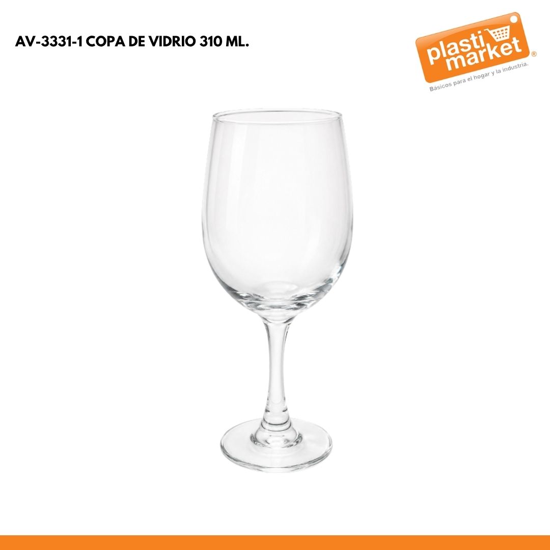 AV-3331-1 COPA DE VIDRIO 310 ML.