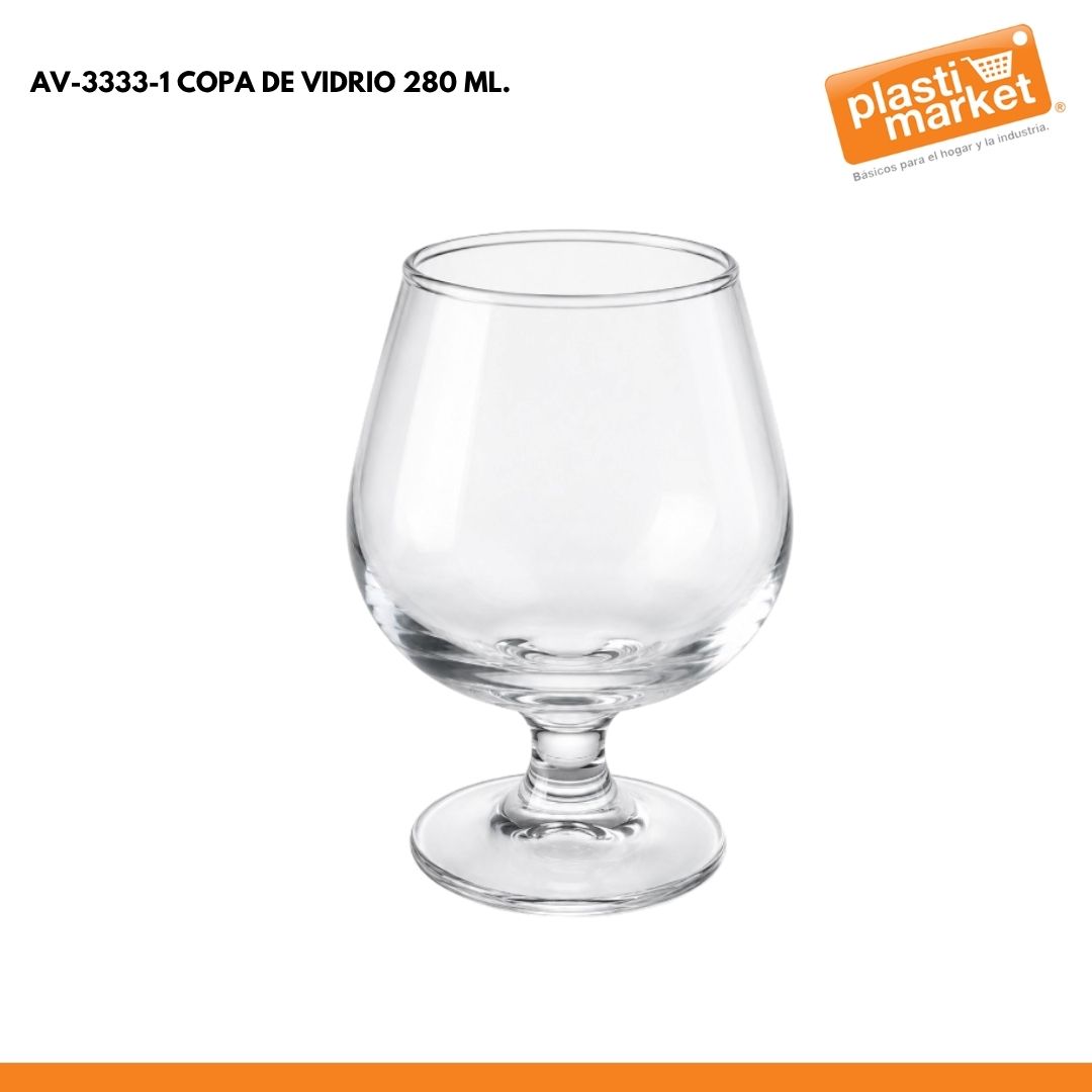 AV-3333-1 COPA DE VIDRIO 280 ML.