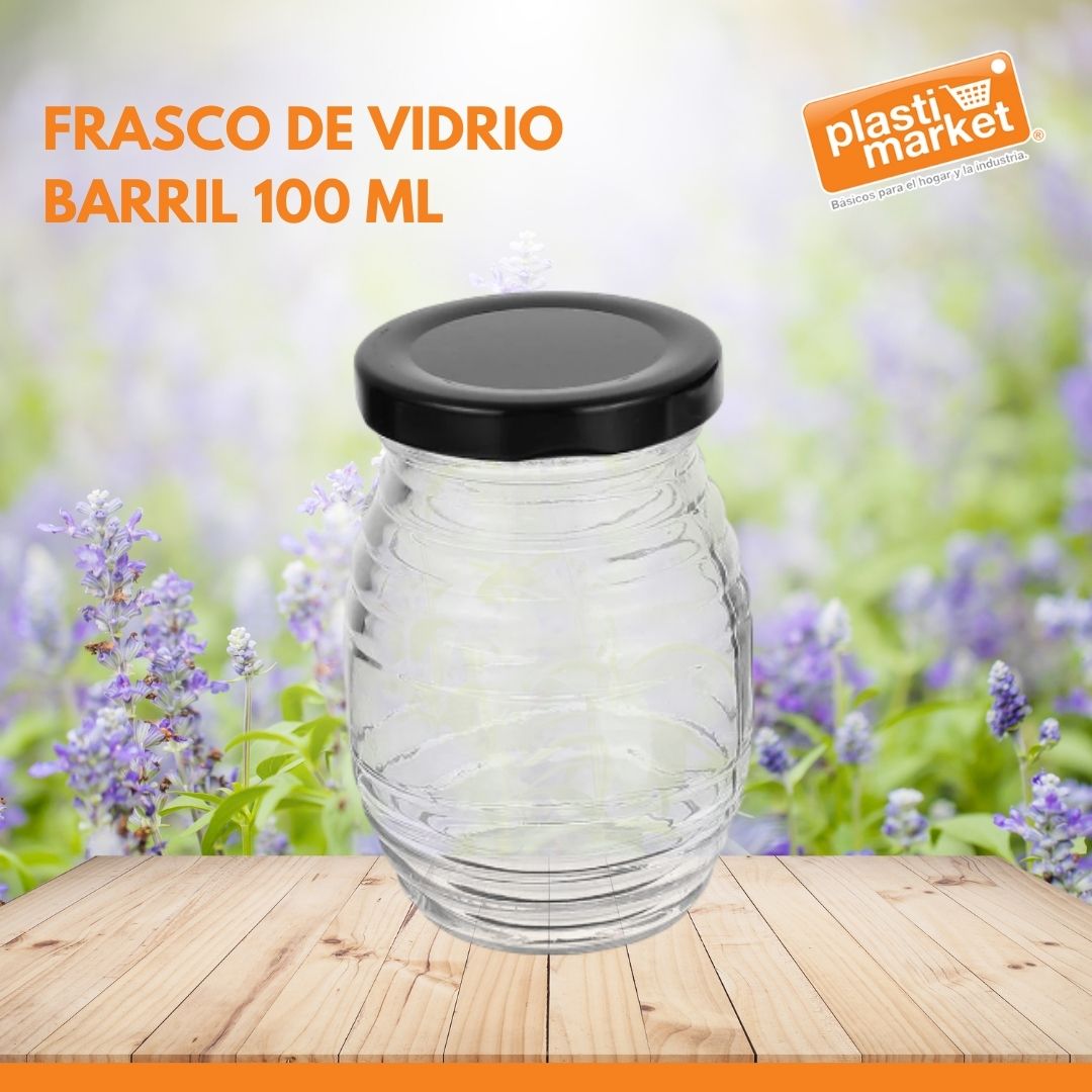 AV-4853-1 FRASCO DE VIDRIO BARRIL