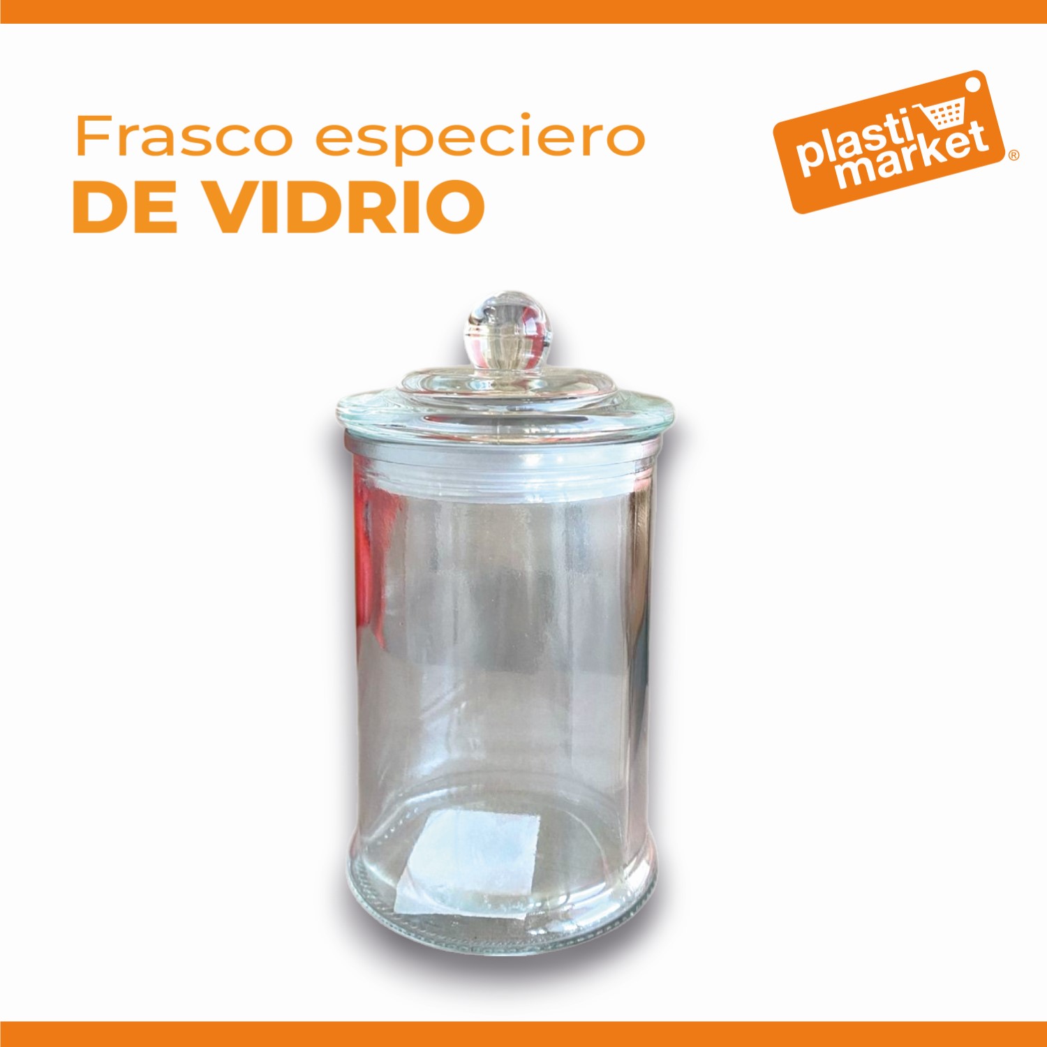 AV-5025-4 FRASCO ESPECIERO DE VIDRIO