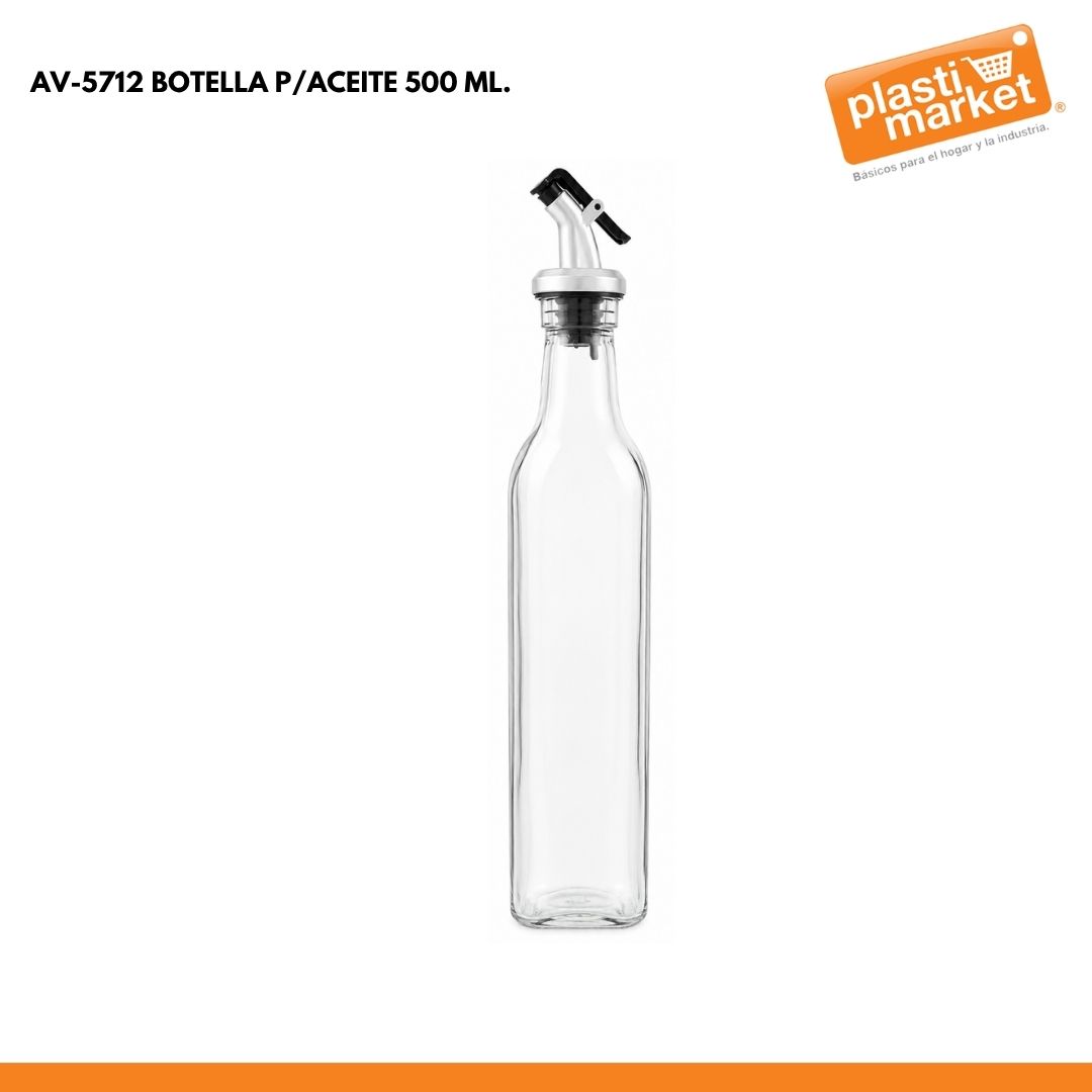 AV-5712 BOTELLA P/ACEITE 500 ML.