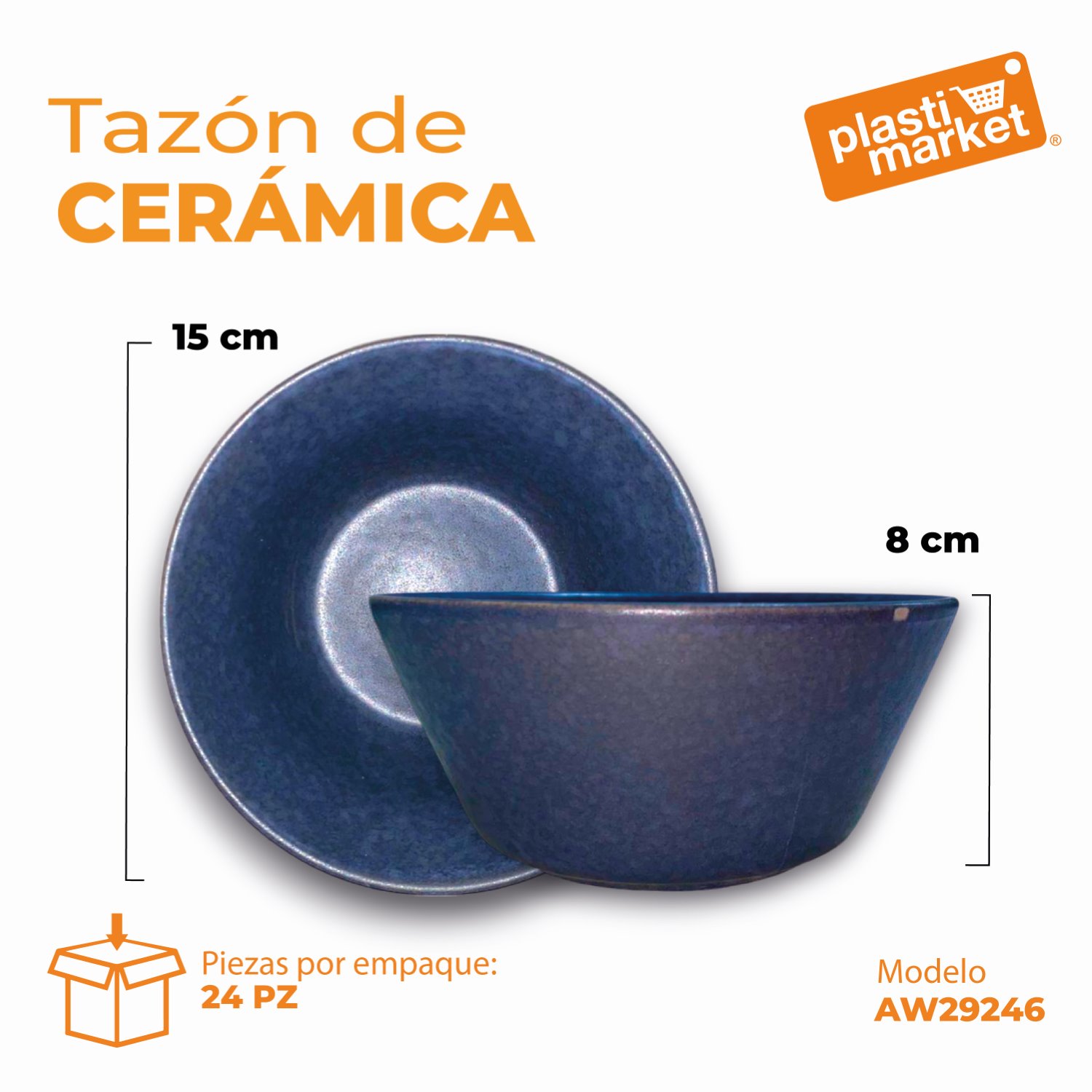 AW-2924-6 TAZON DE CERAMICA