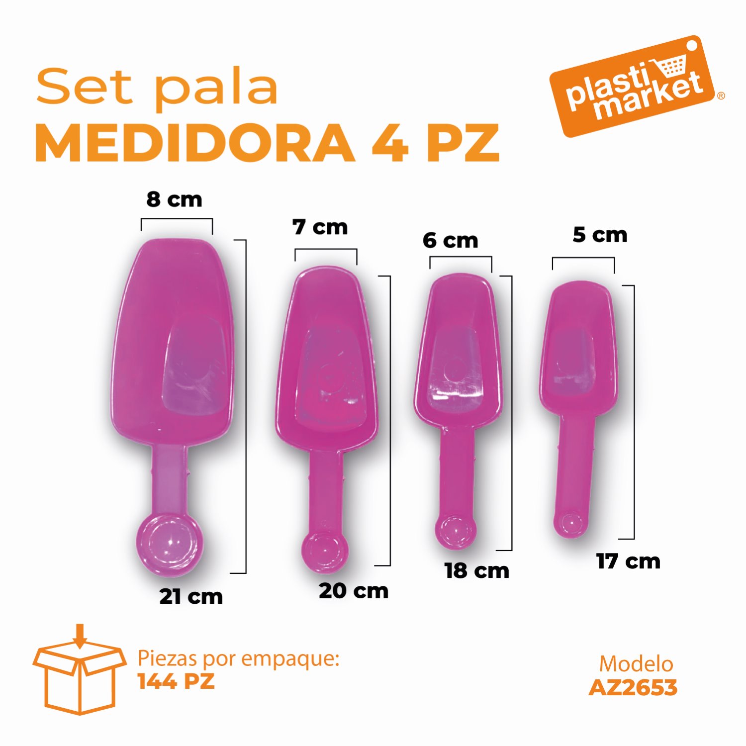 AZ-2653 SET PALA MEDIDORA 4 PZ.
