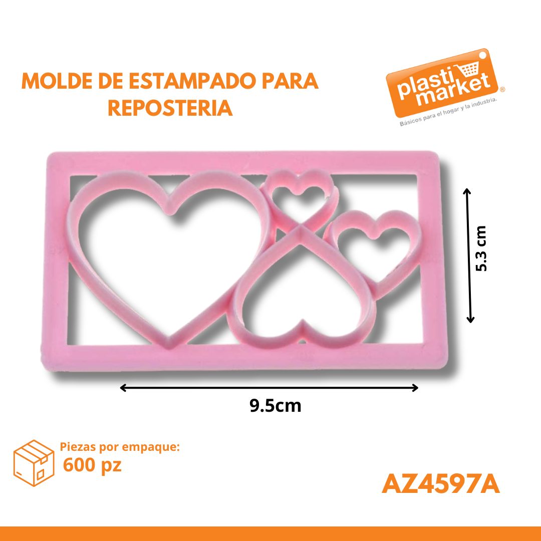 AZ-4597A MOLDE DE ESTAMPADO PARA REPOSTERIA "OFERTA"