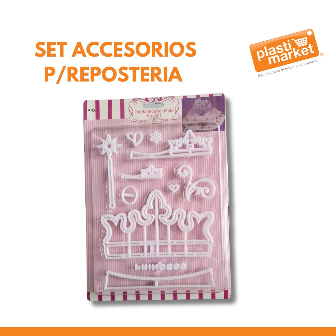 AZ-4613 SET ACCESORIOS P/REPOSTERIA "OFERTA"