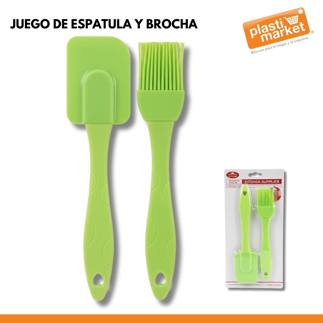 AZ-5810-1 JUEGO DE ESPATULA Y BROCHA