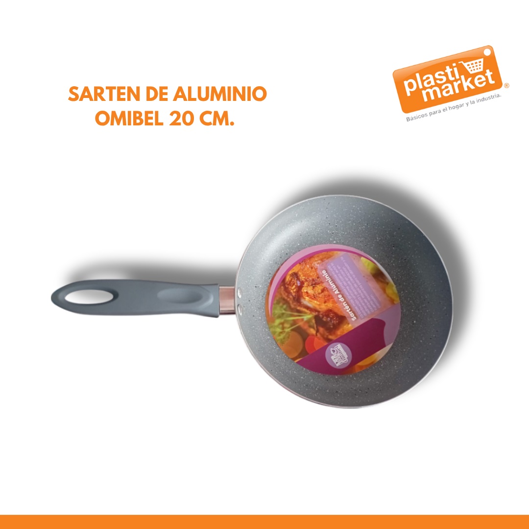 AZ-8022-20 SARTEN DE ALUMINIO OMIBEL 20 CM.