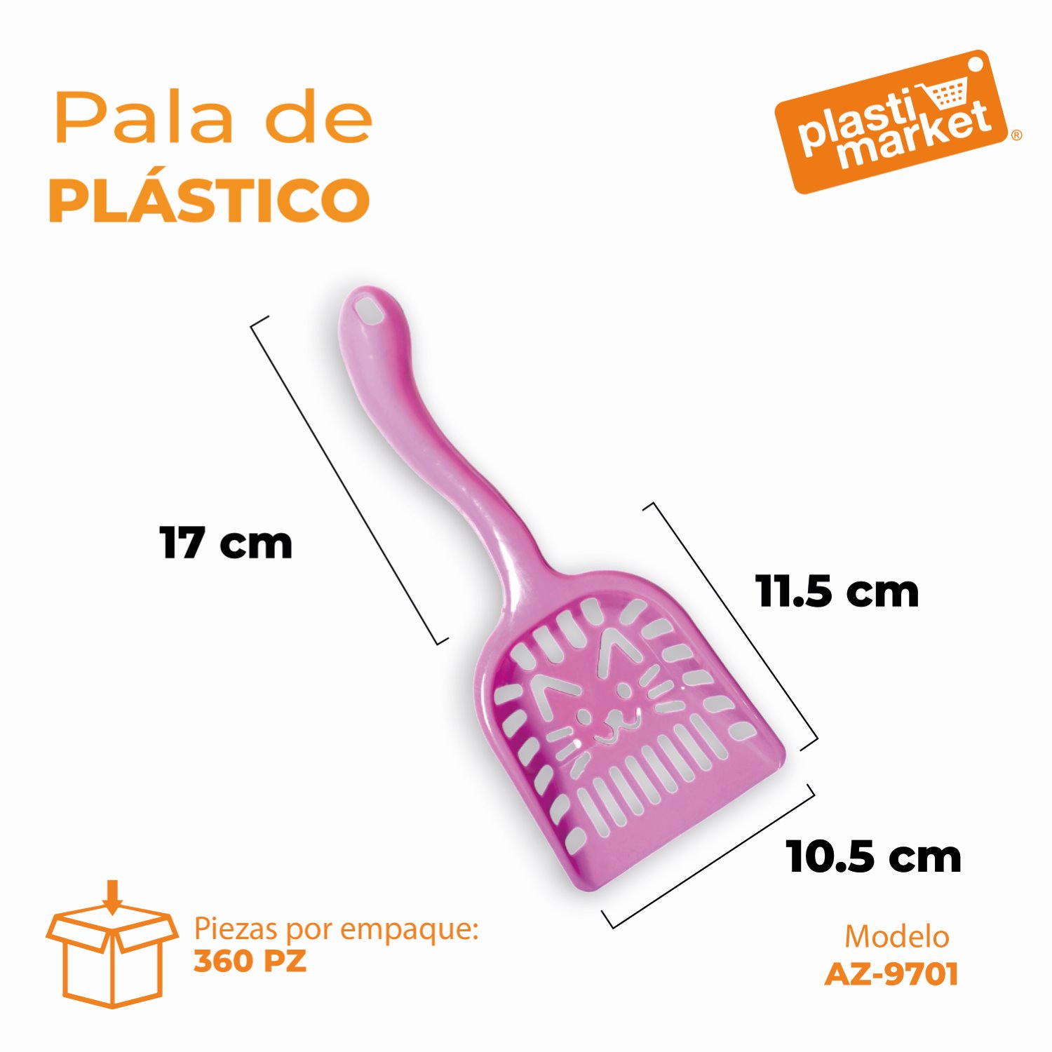 AZ-9701 PALA DE PLASTICO