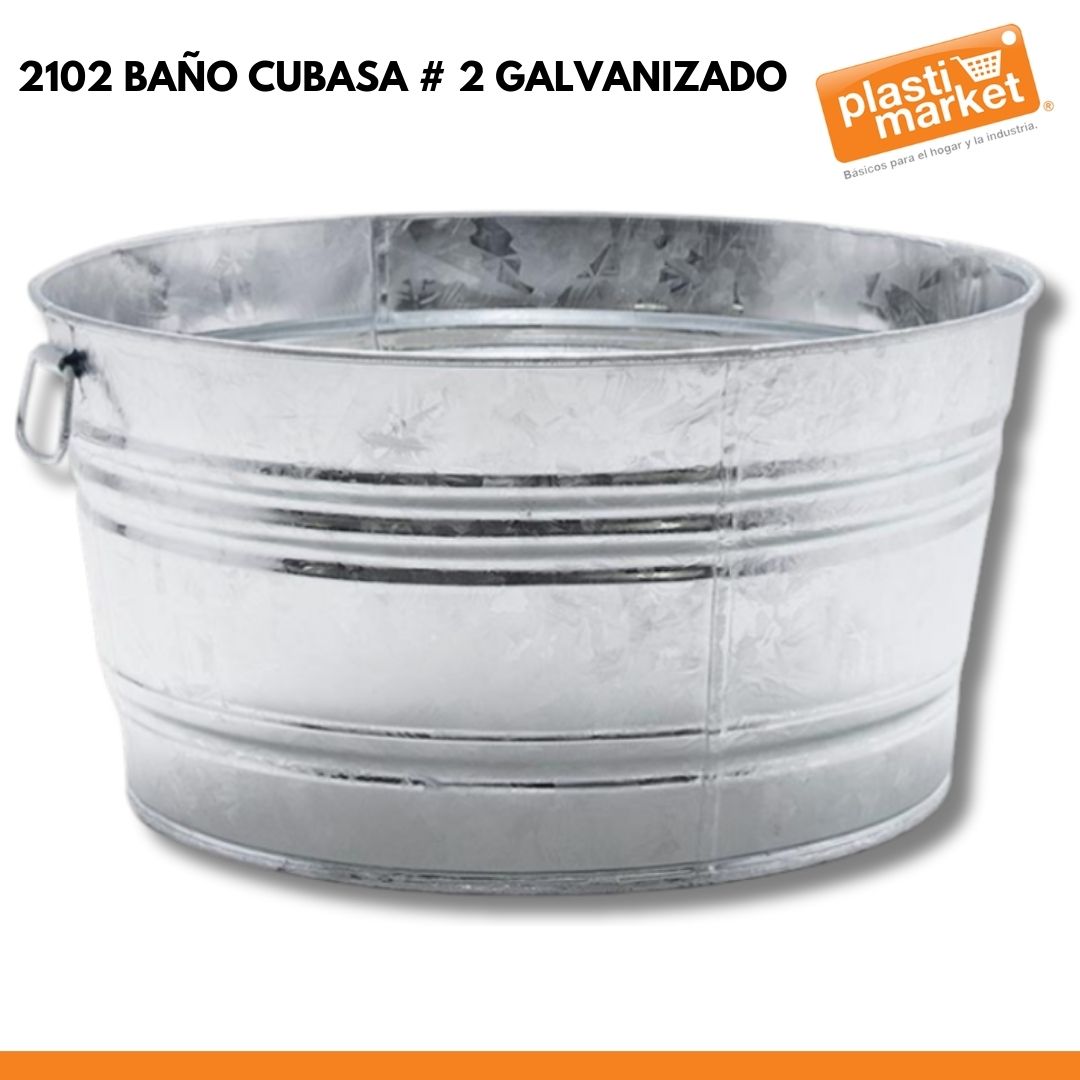 2102 BAÑO CUBASA # 2 GALVANIZADO