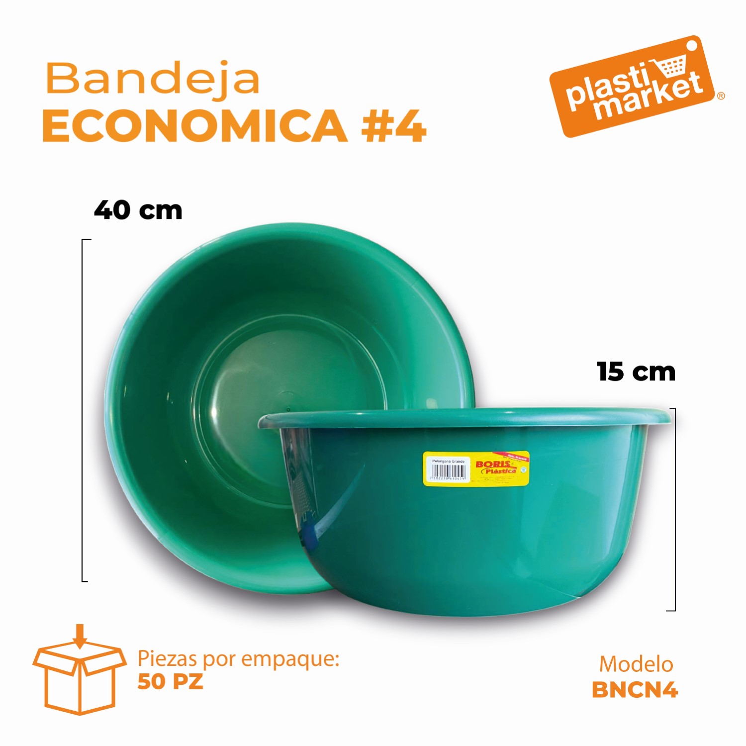 BANDEJA ECON. # 4