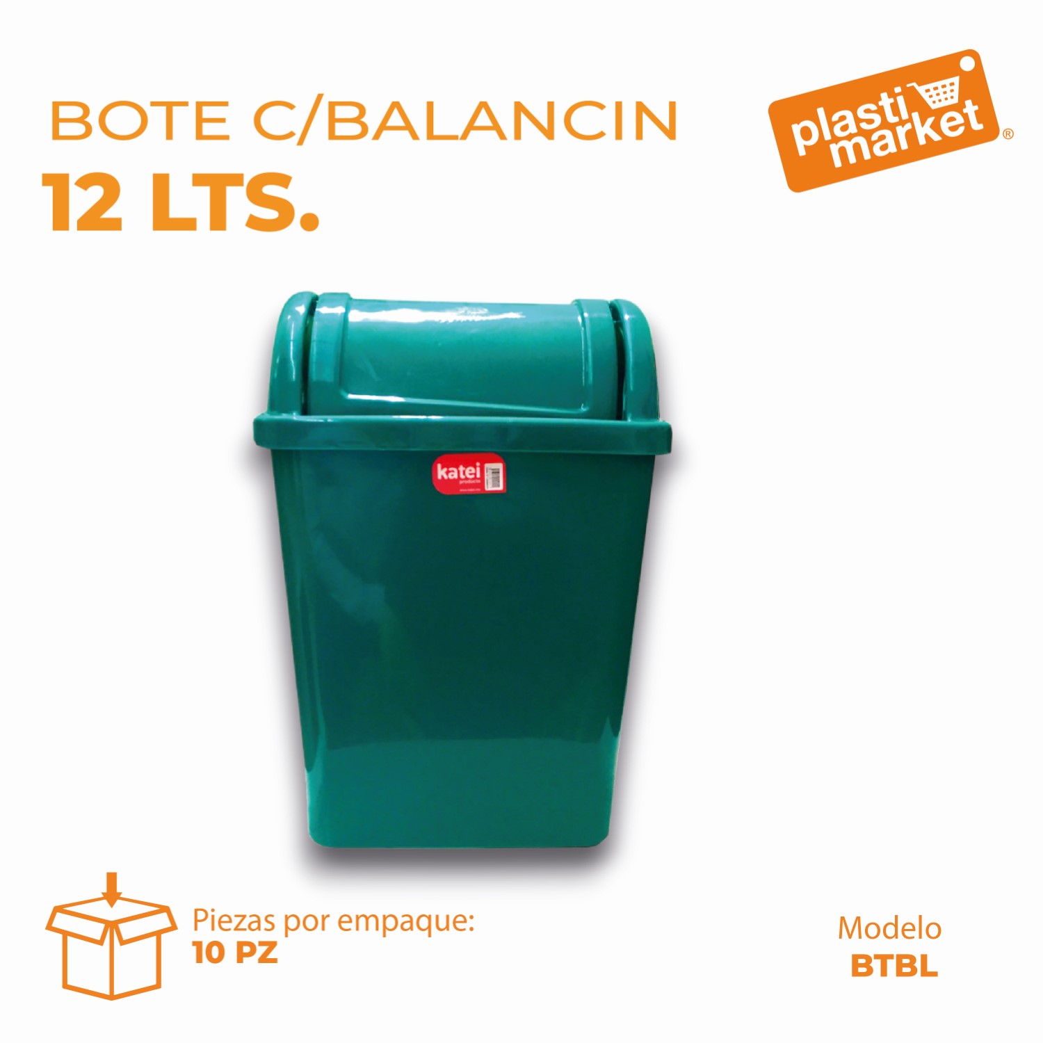 1501 BOTE C/BALANCIN 12 LTS.