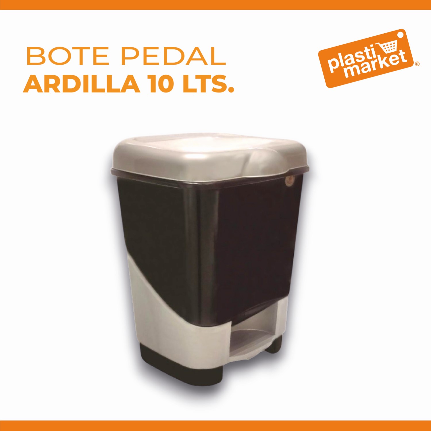 BOTE PEDAL ARDILLA 10 LTS.