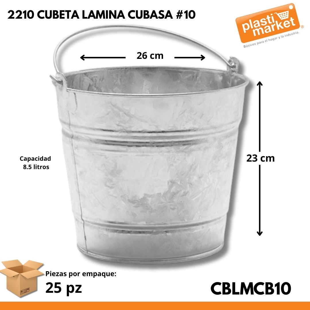 2210 CUBETA LAMINA CUBASA #10