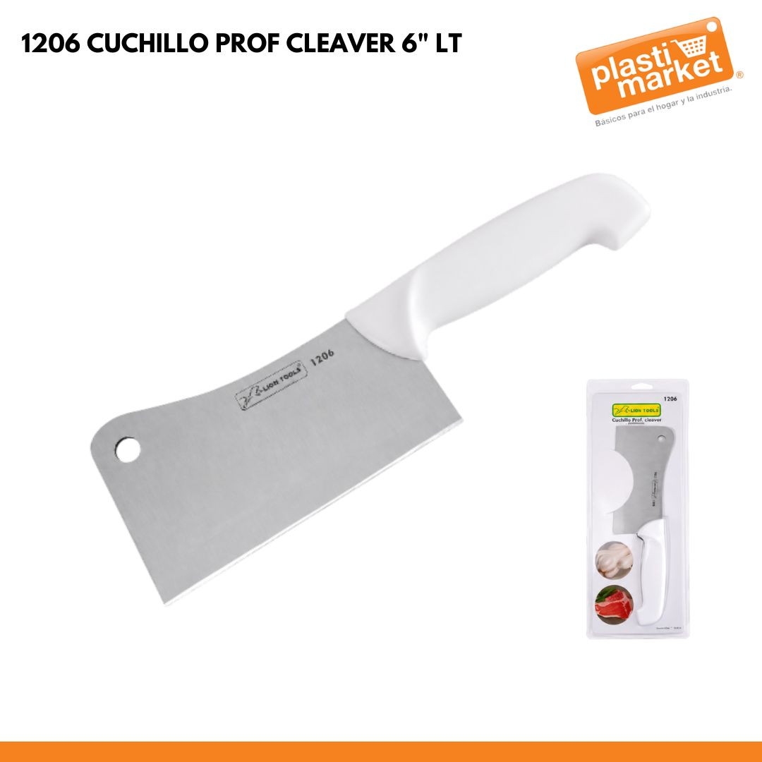 1206 CUCHILLO PROF CLEAVER 6" LT