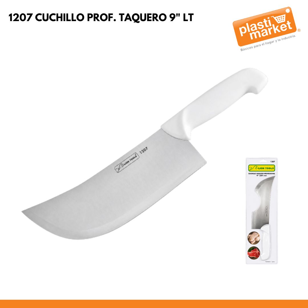 1207 CUCHILLO PROF. TAQUERO 9" LT