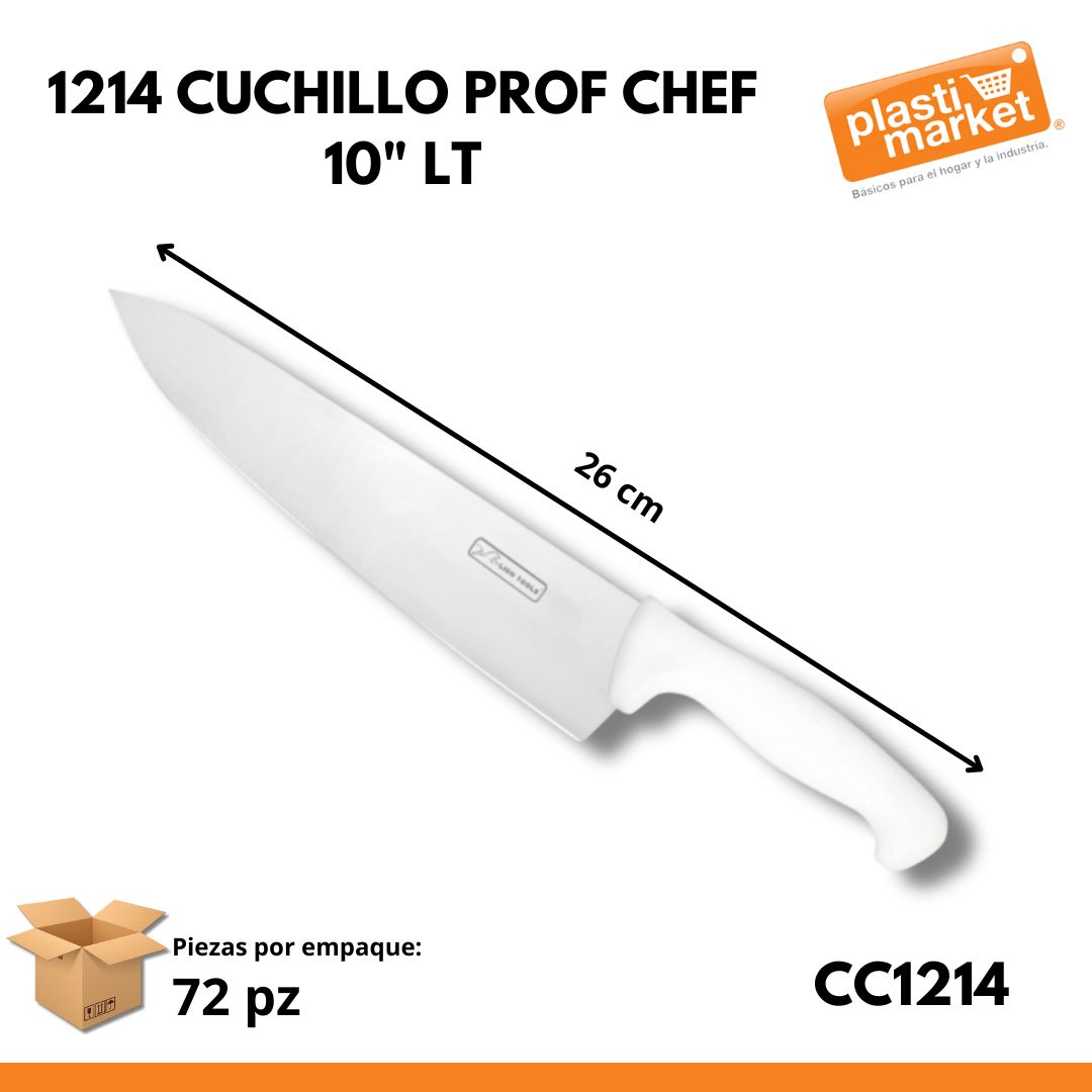 1214 CUCHILLO PROF CHEF 10" LT
