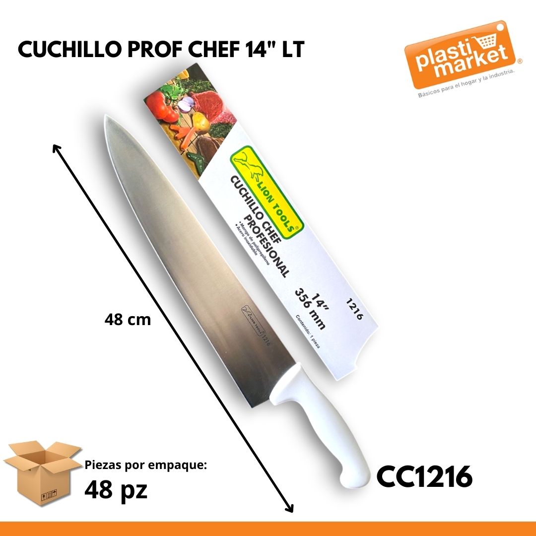 1216 CUCHILLO PROF CHEF 14" LT