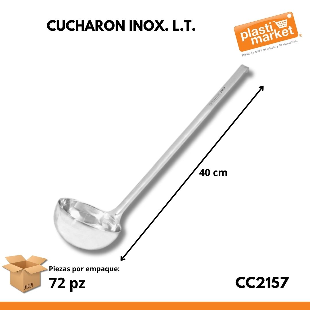 2157 CUCHARON INOX. L.T.