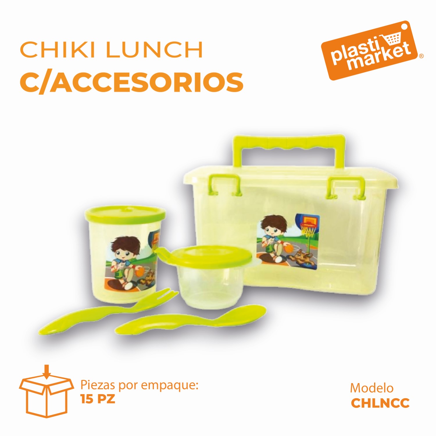 CHIKI LUNCH C/ACCESORIOS