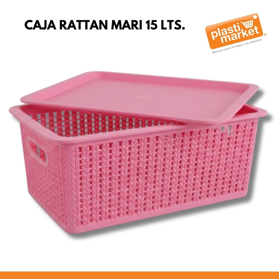 CAJA RATTAN MARI 15 LTS.