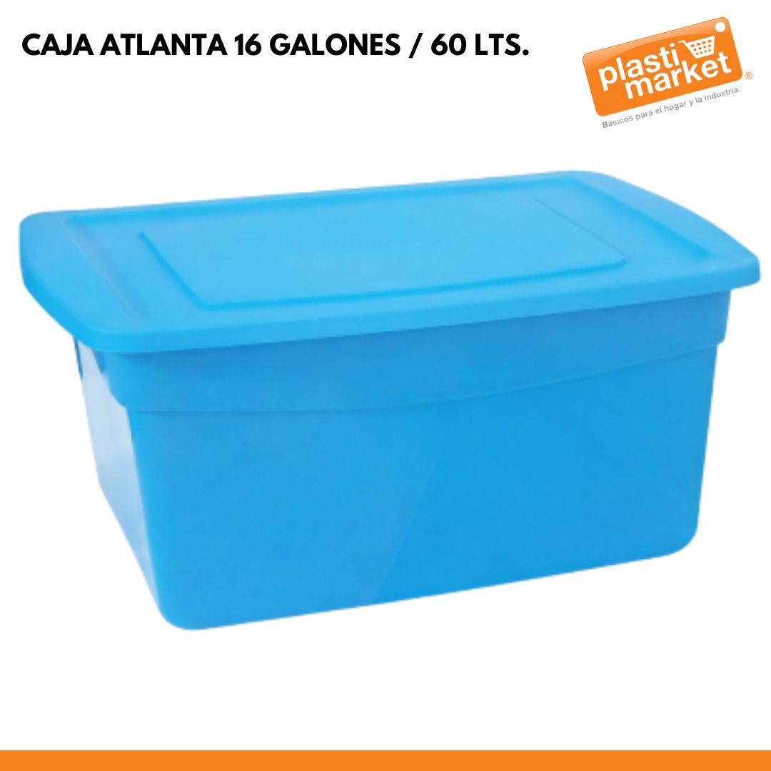 CAJA ATLANTA 16 GALONES / 60 LTS.