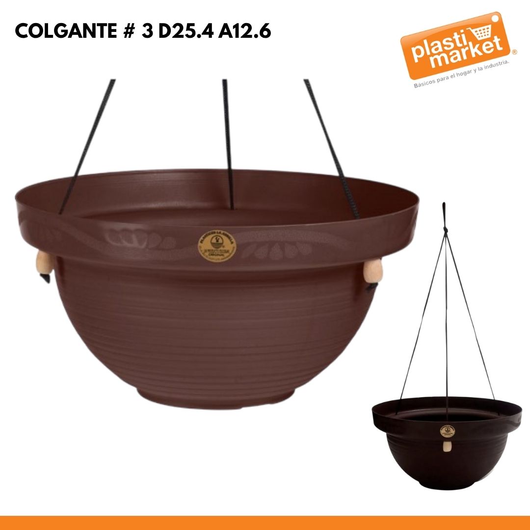 COLGANTE # 3 D25.4 A12.6