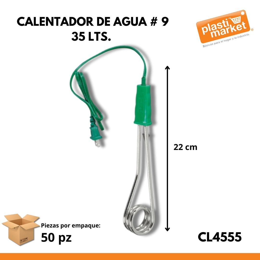 4555 CALENTADOR DE AGUA # 9 35 LTS.