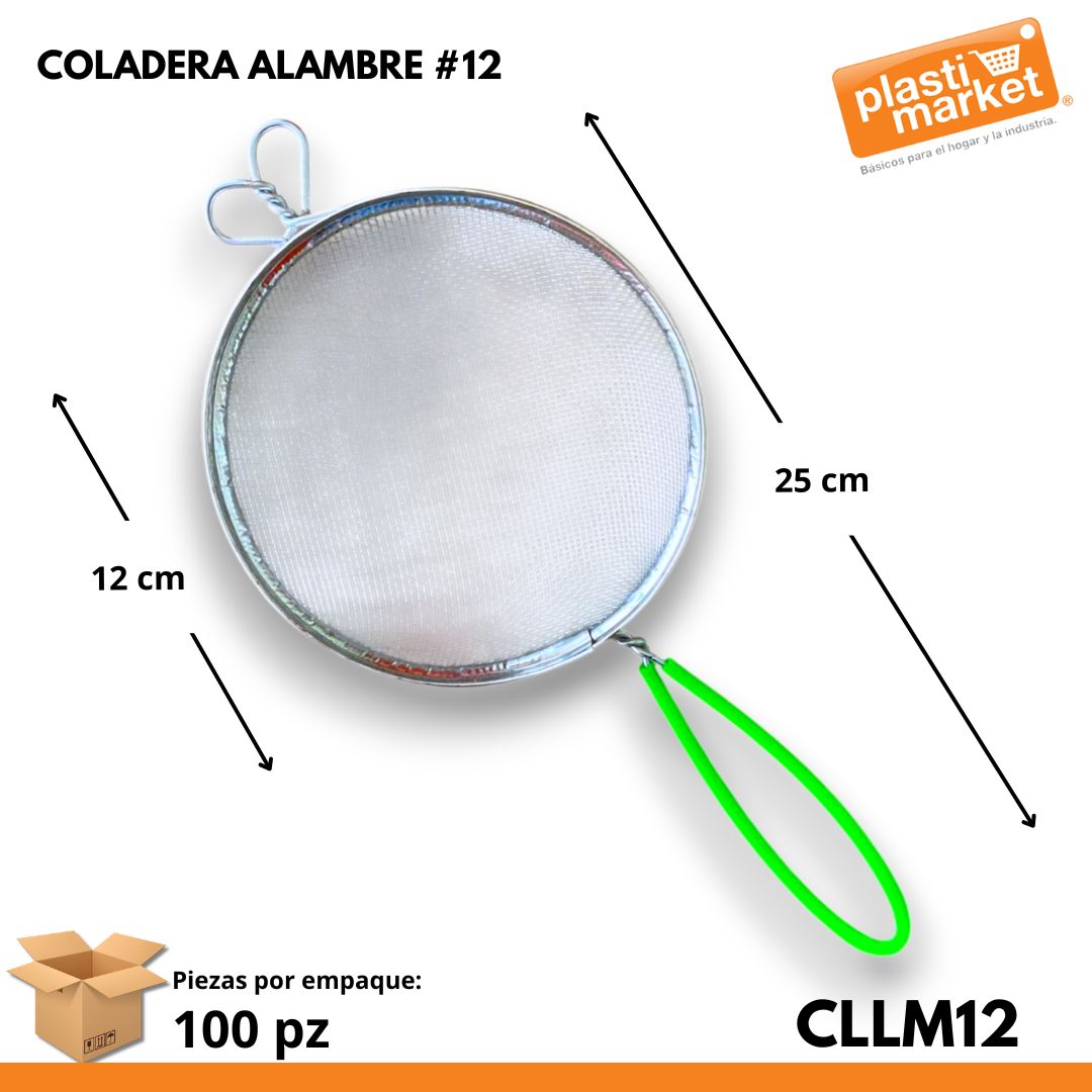 COLADERA ALAMBRE #12