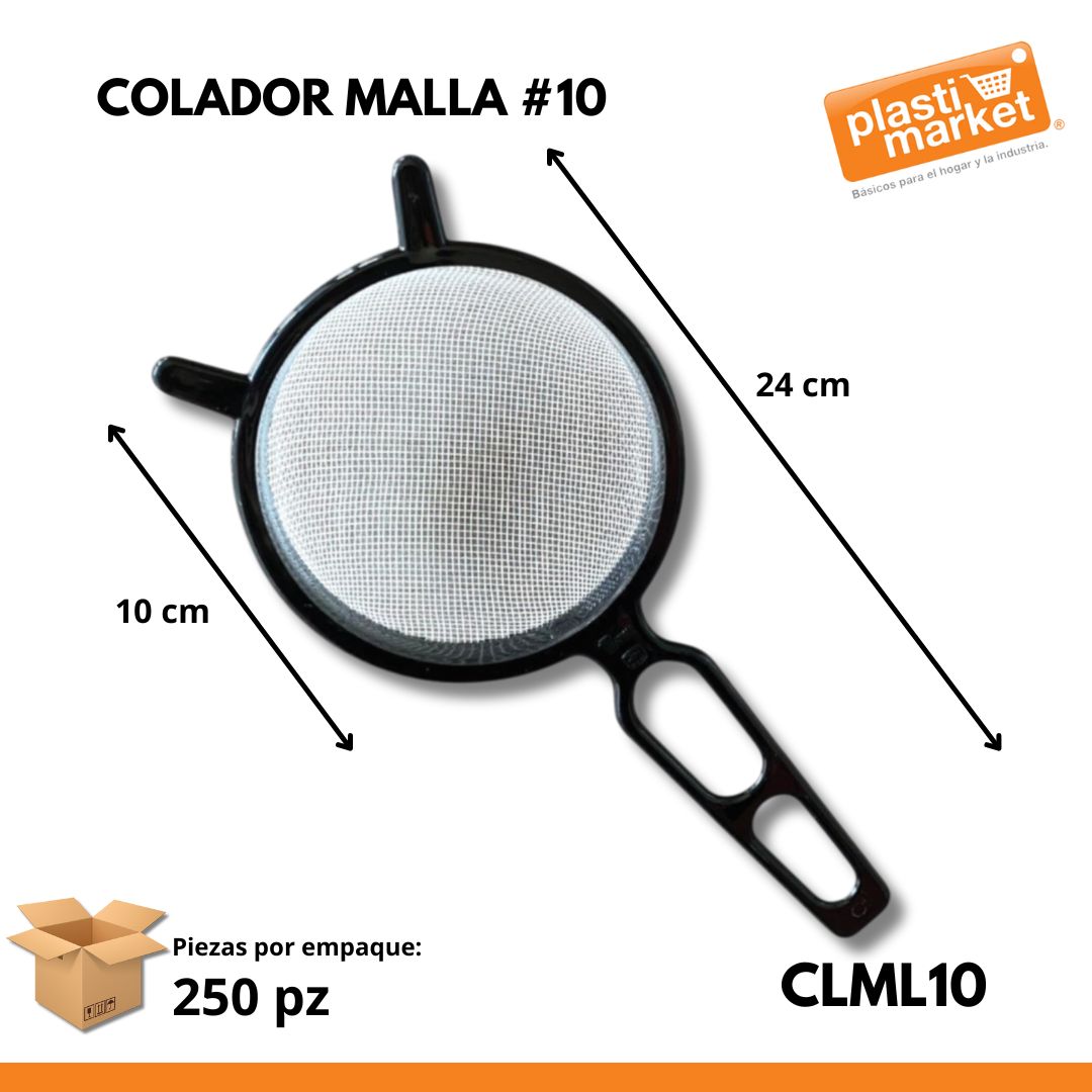 COLADOR MALLA #10