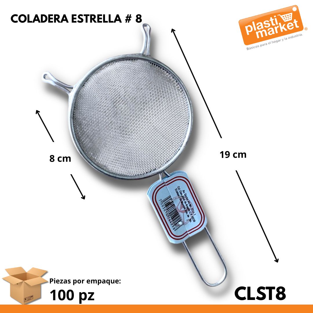 COLADERA ESTRELLA # 8