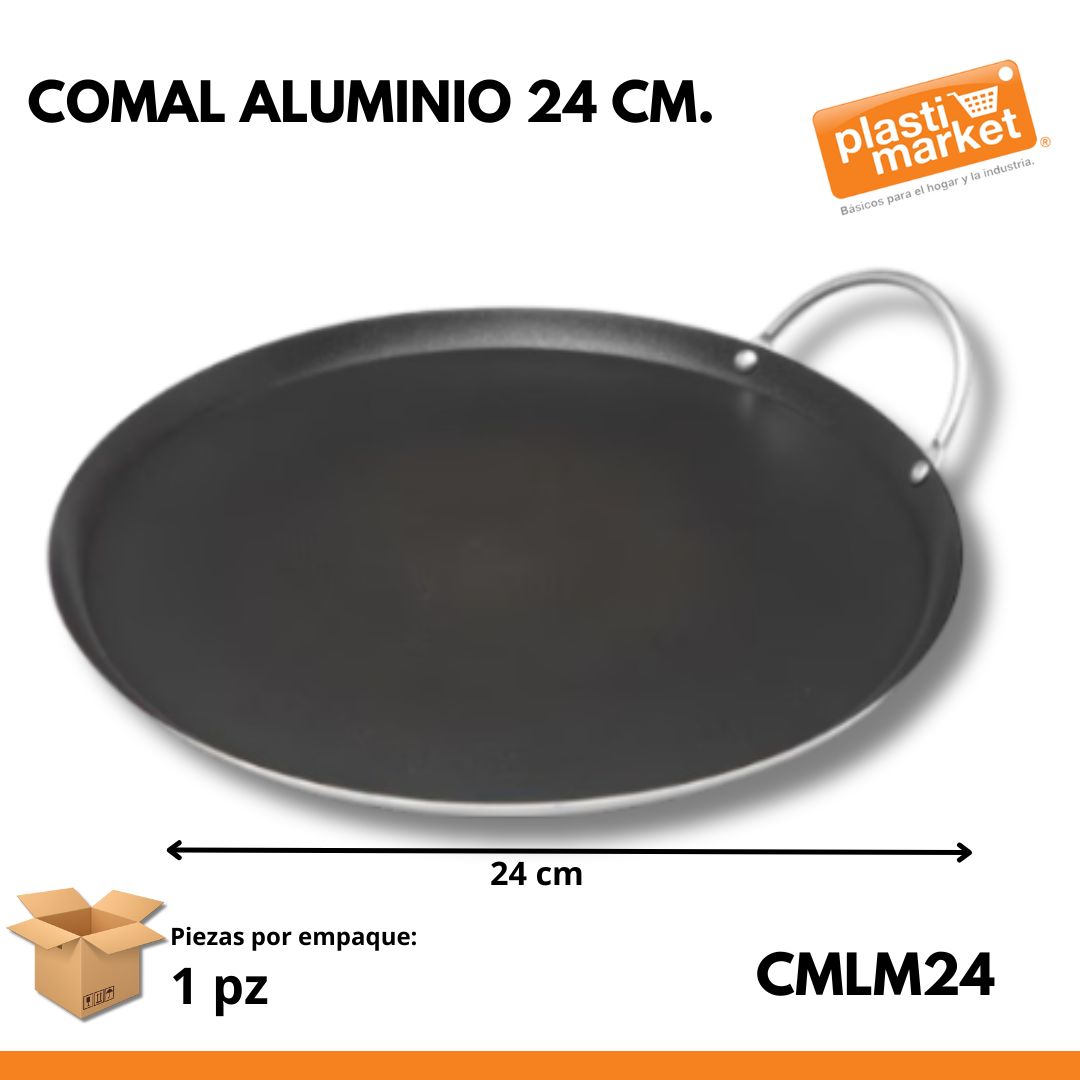 COMAL ALUMINIO 24 CM.