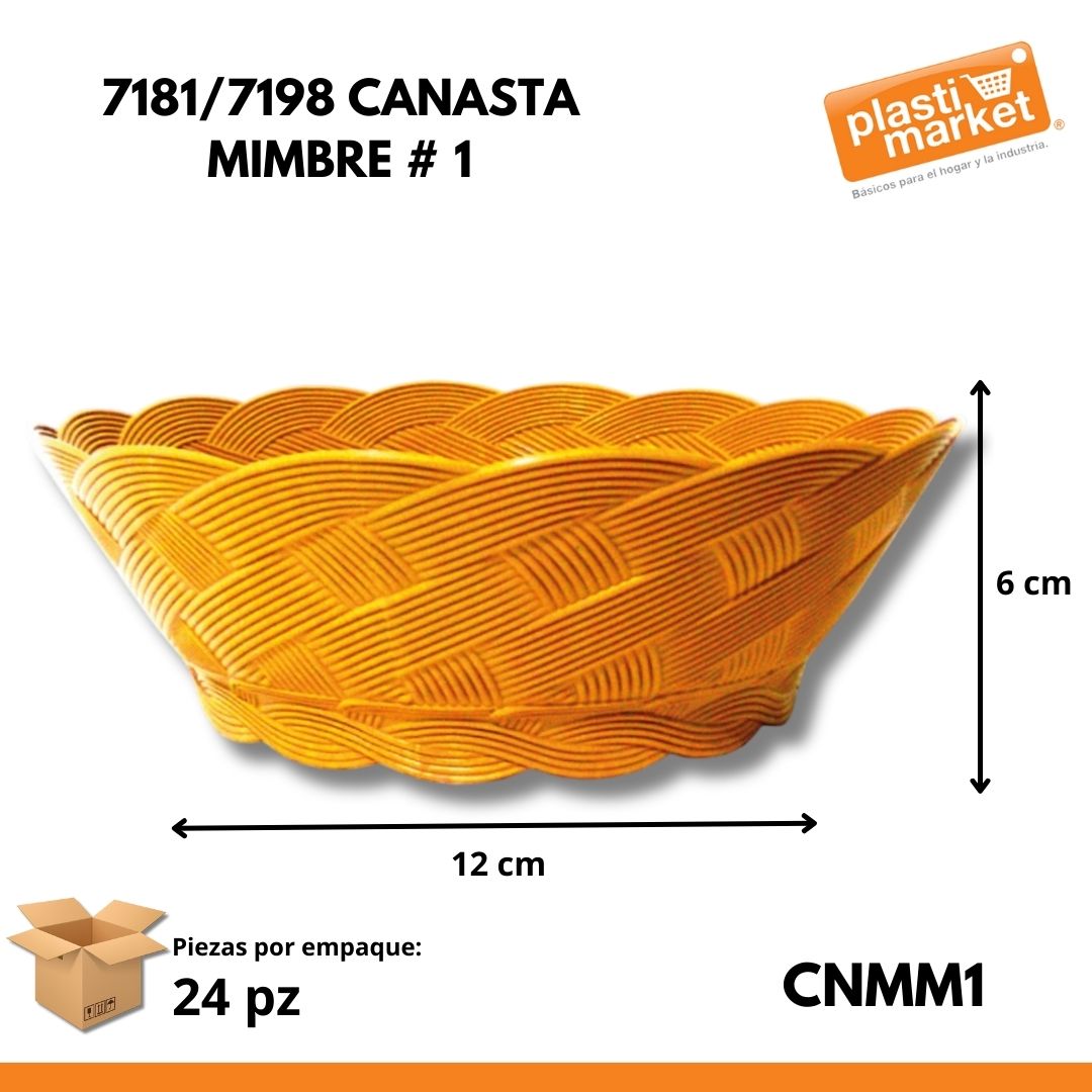 7181/7198 CANASTA MIMBRE # 1
