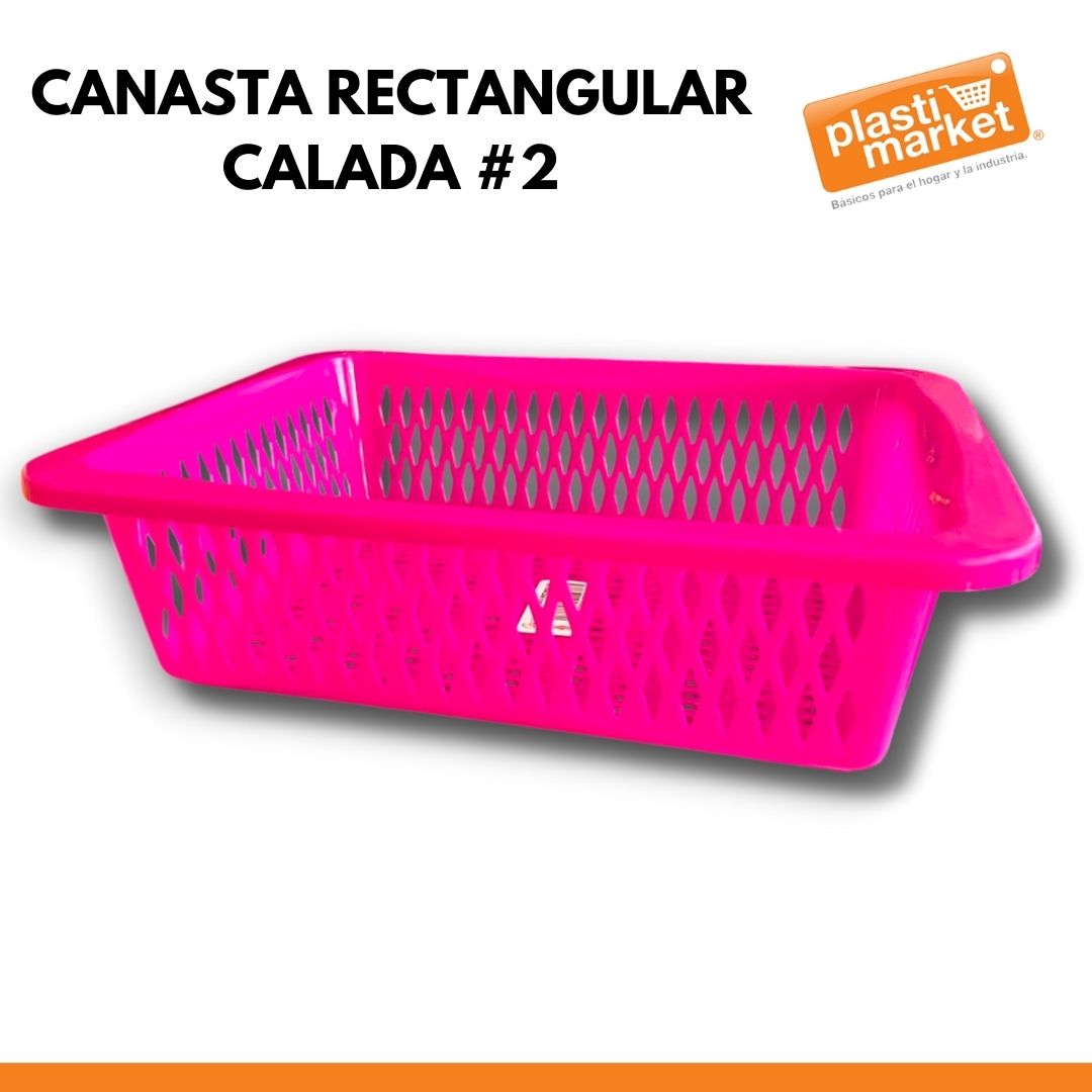 CANASTA RECTANGULAR CALADA # 2