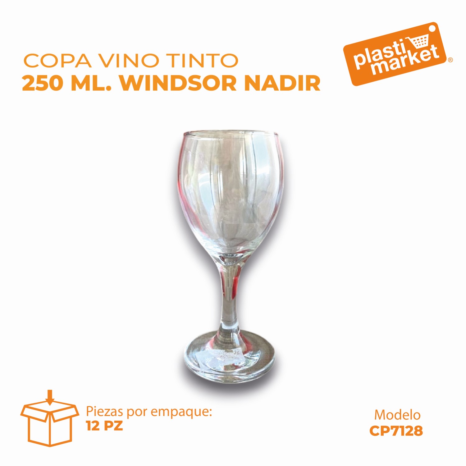 7128 COPA VINO TINTO 250 ML. WINDSOR NADIR "OFERTA"