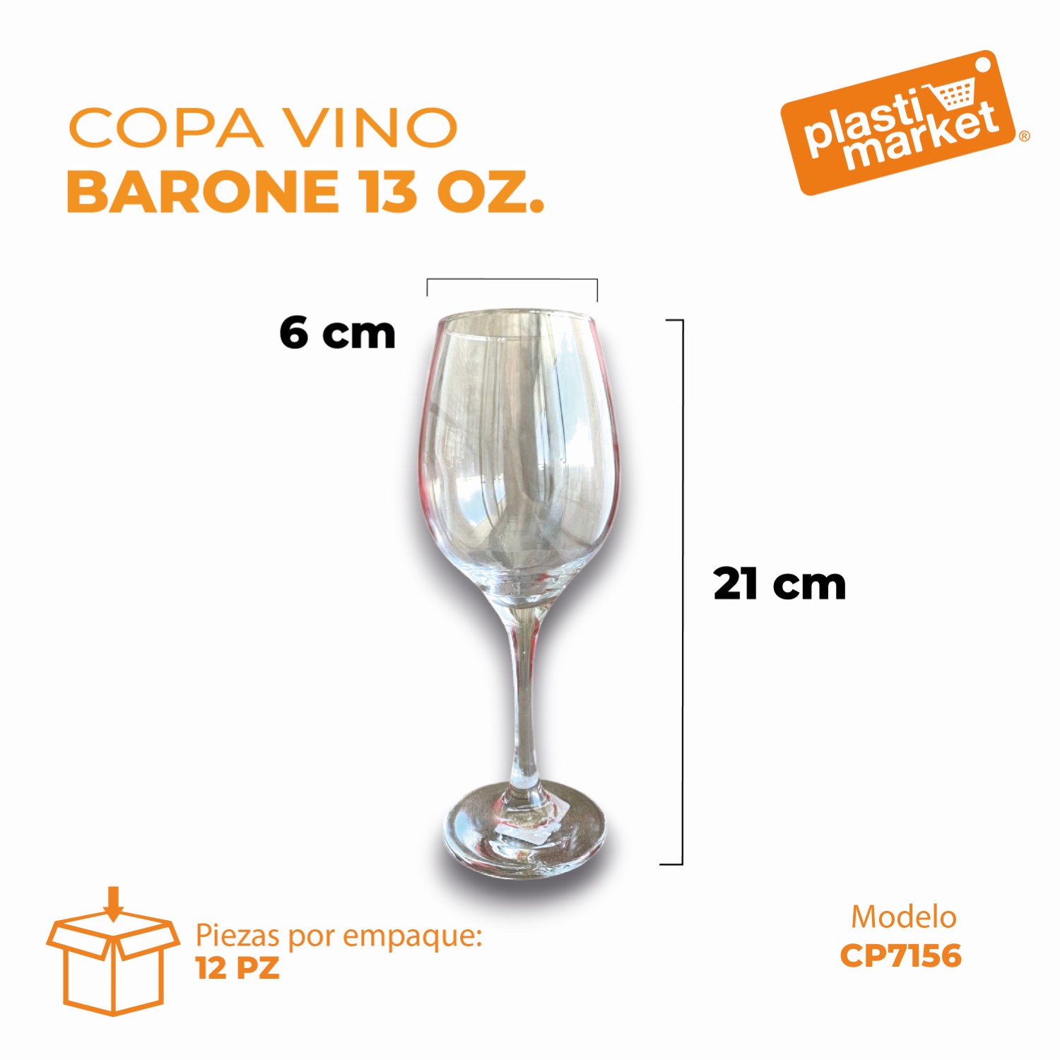 7156 COPA VINO BARONE 13 OZ.
