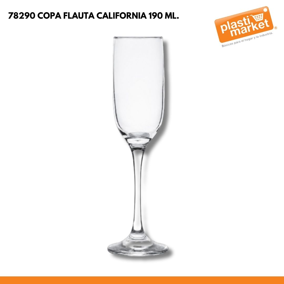 78290 COPA FLAUTA CALIFORNIA 190 ML.
