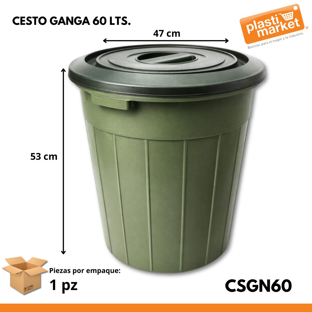CESTO GANGA 60 LTS.