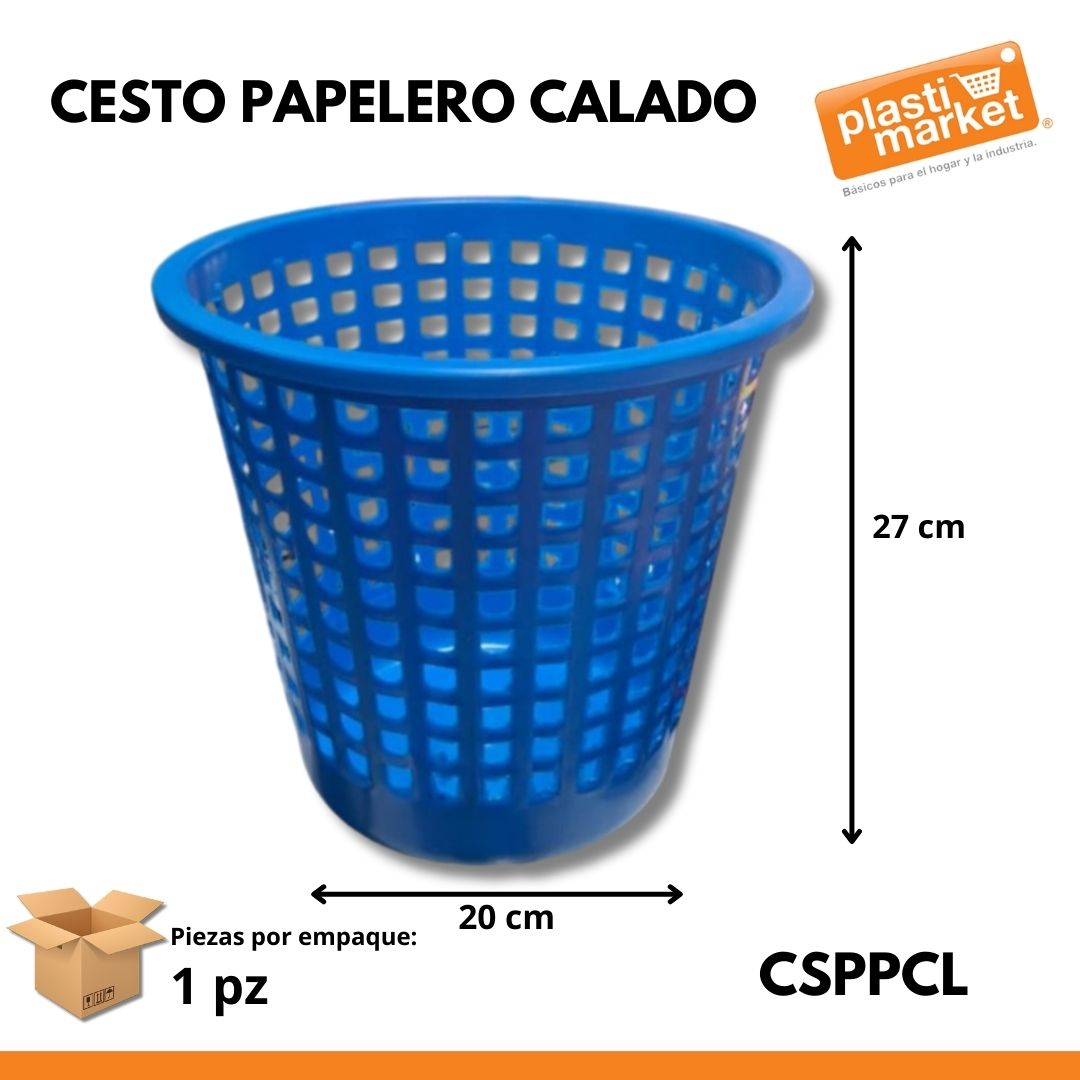 CESTO PAPELERO CALADO