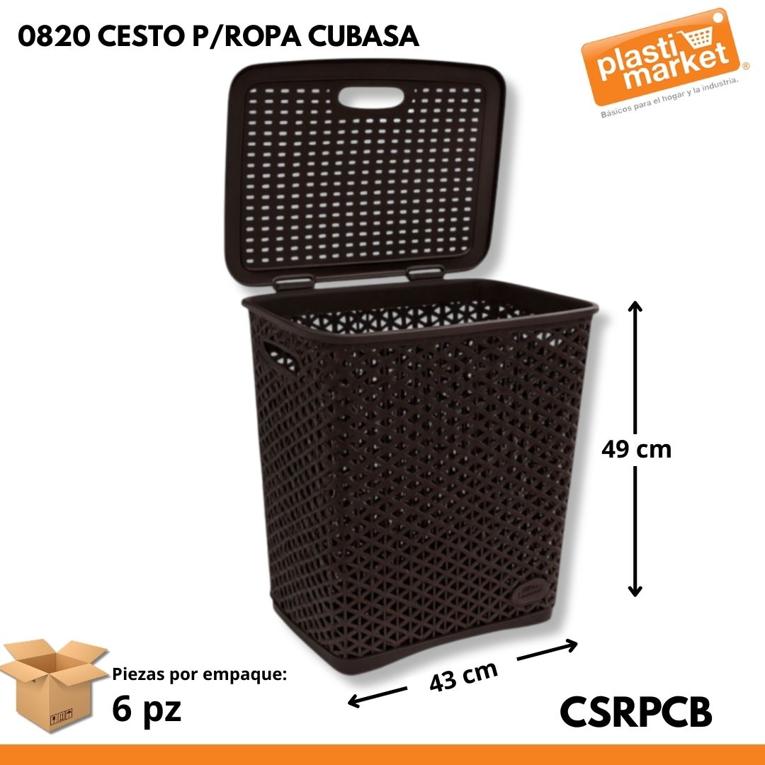 0820 CESTO P/ROPA CUBASA