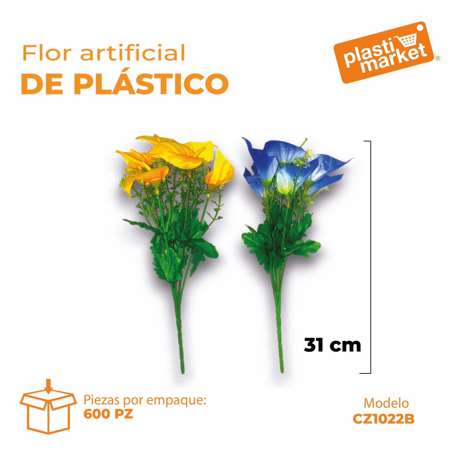 CZ-1022B FLOR ARTIFICIAL DE PLASTICO "OFERTA"