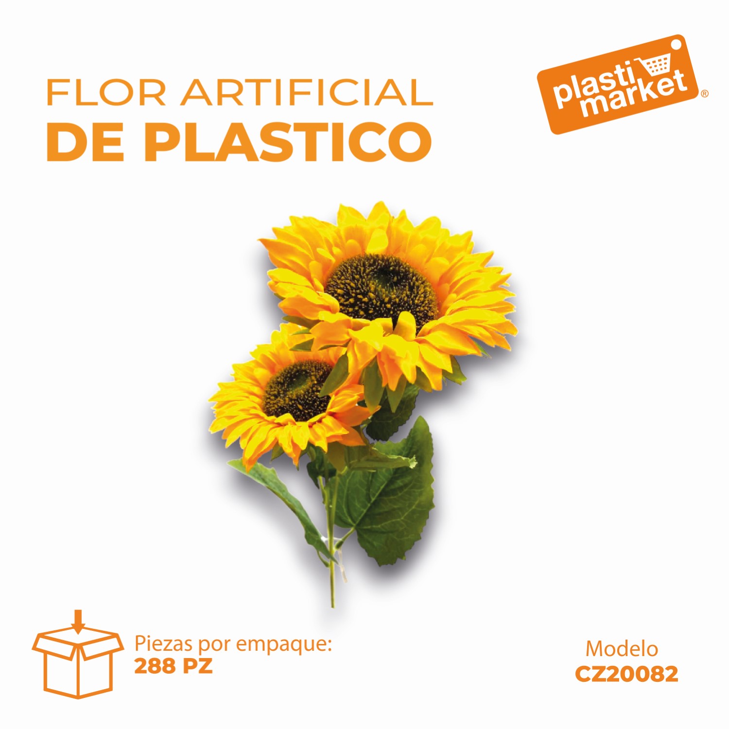 CZ-2008-2 FLOR ARTIFICIAL DE PLASTICO "OFERTA"