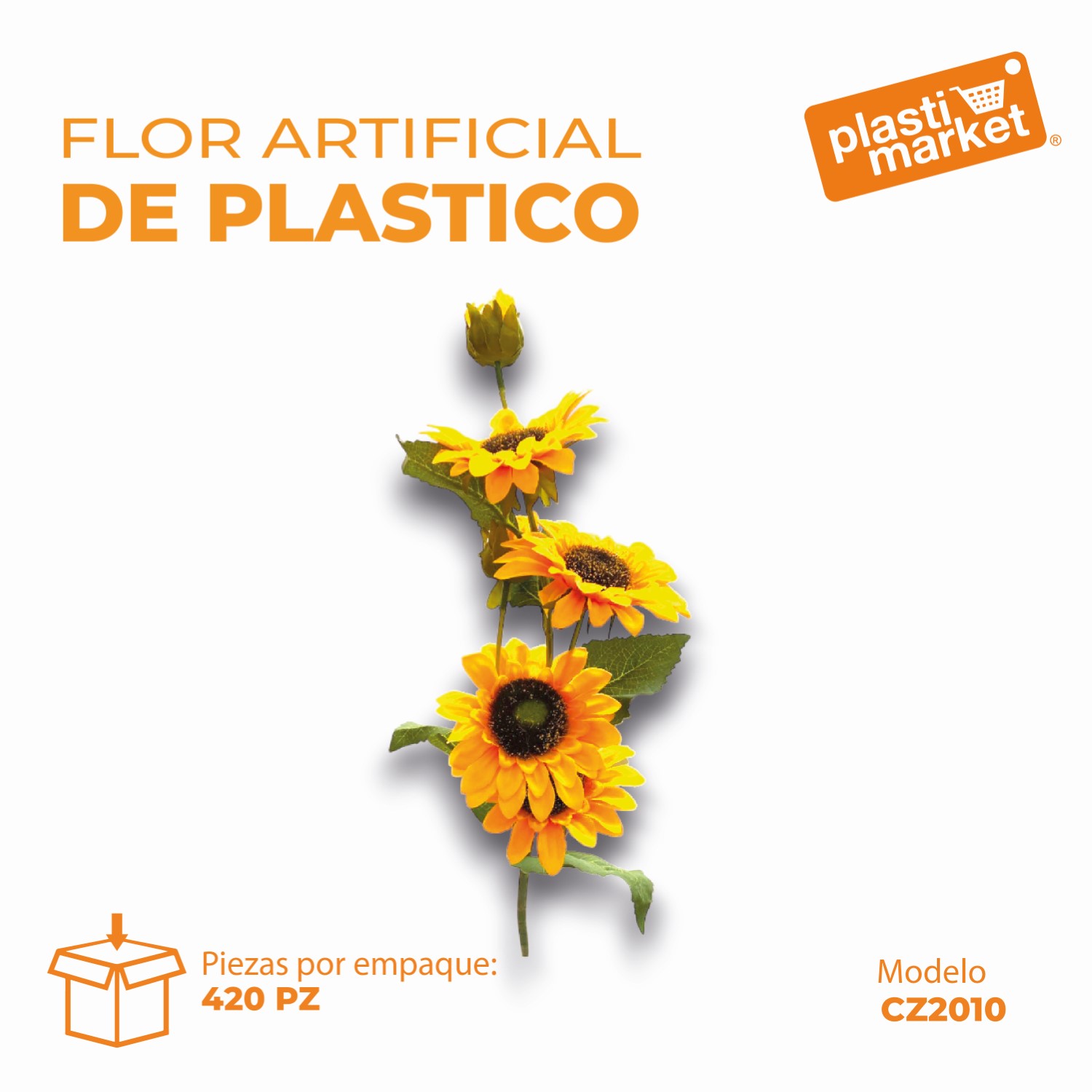 CZ-2010 FLOR ARTIFICIAL DE PLASTICO "OFERTA"