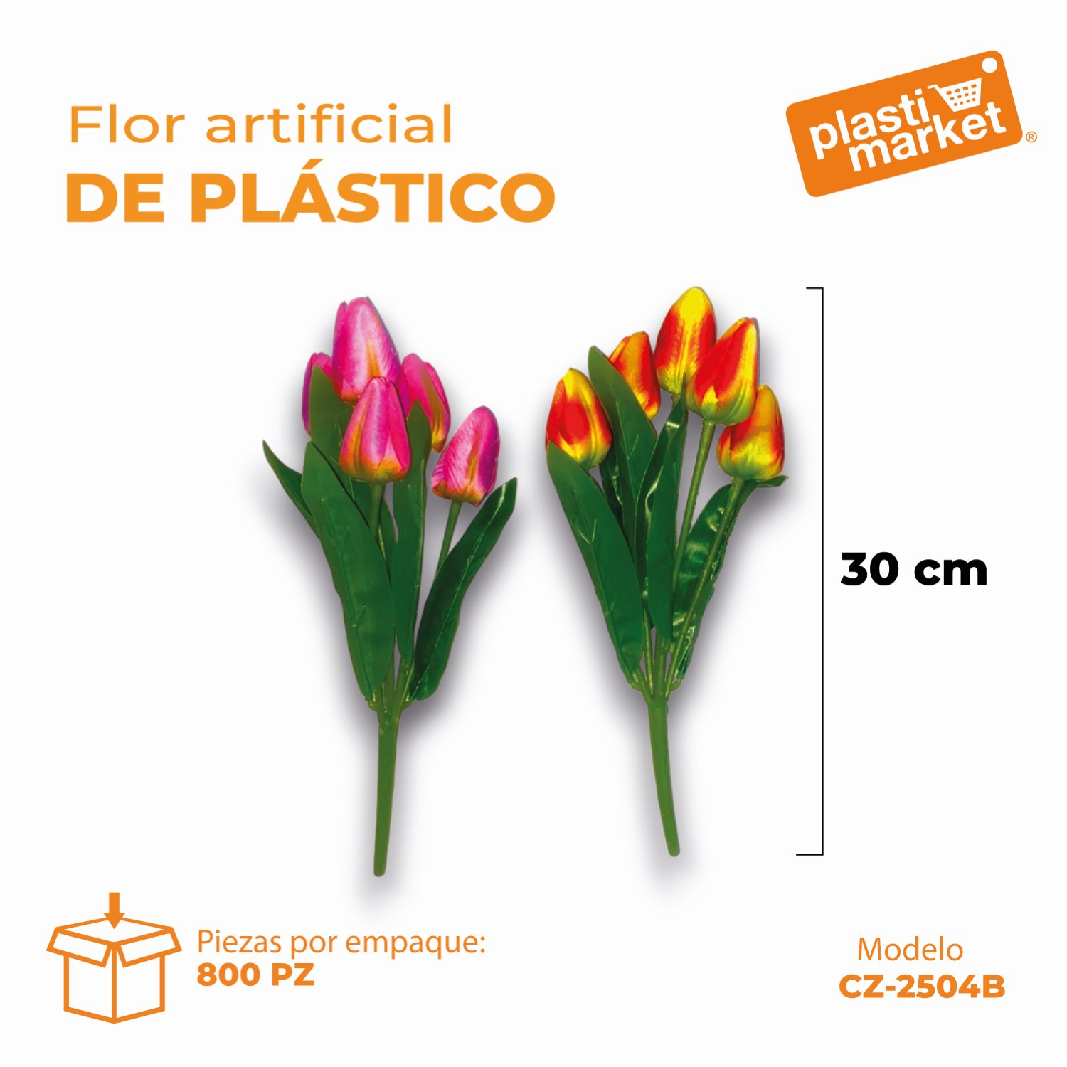 CZ-2504B FLOR ARTIFICIAL DE PLASTICO "OFERTA"