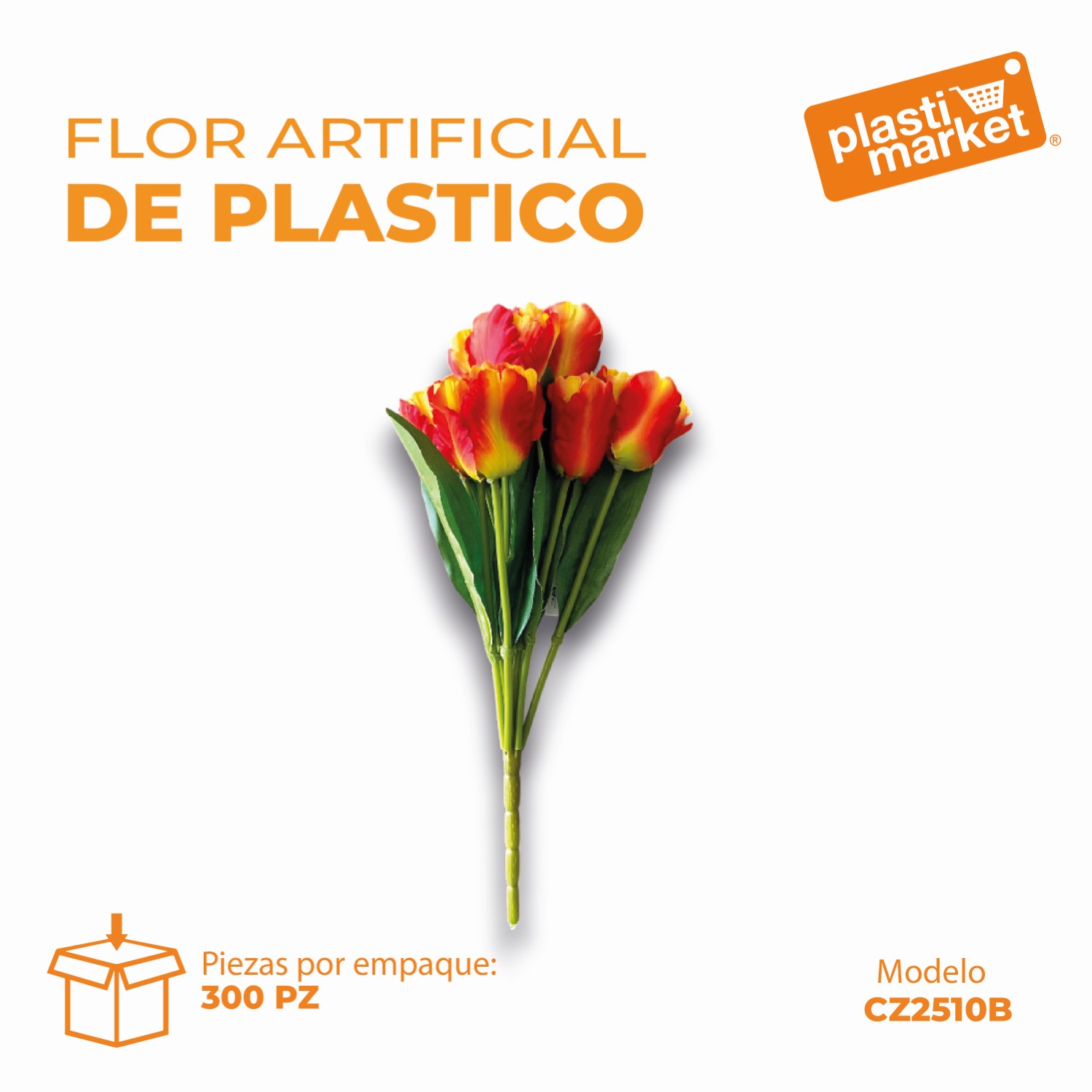 CZ-2510B FLOR ARTIFICIAL DE PLASTICO "OFERTA"