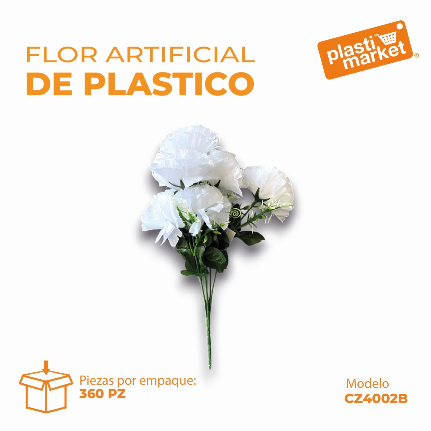 CZ-4002B FLOR ARTIFICIAL DE PLASTICO "OFERTA"