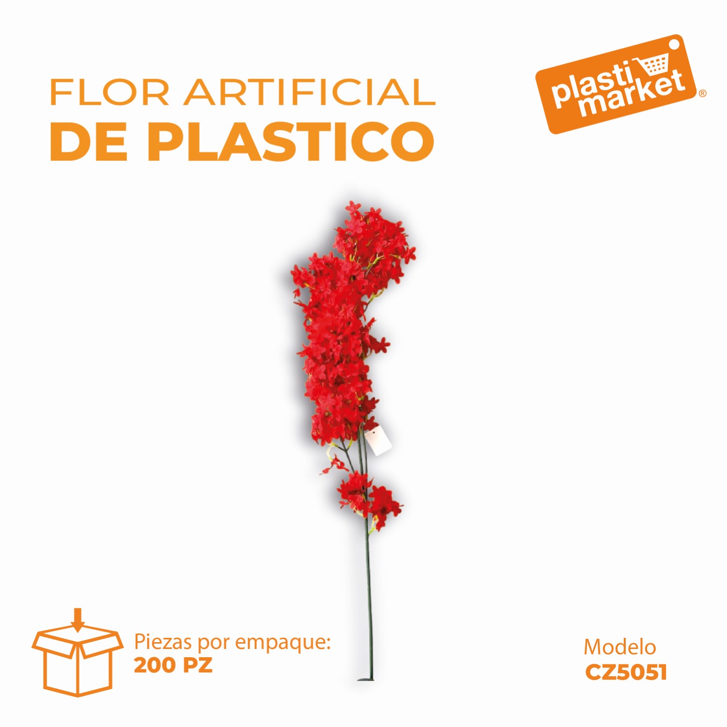CZ-5051 FLOR ARTIFICIAL DE PLASTICO "OFERTA"