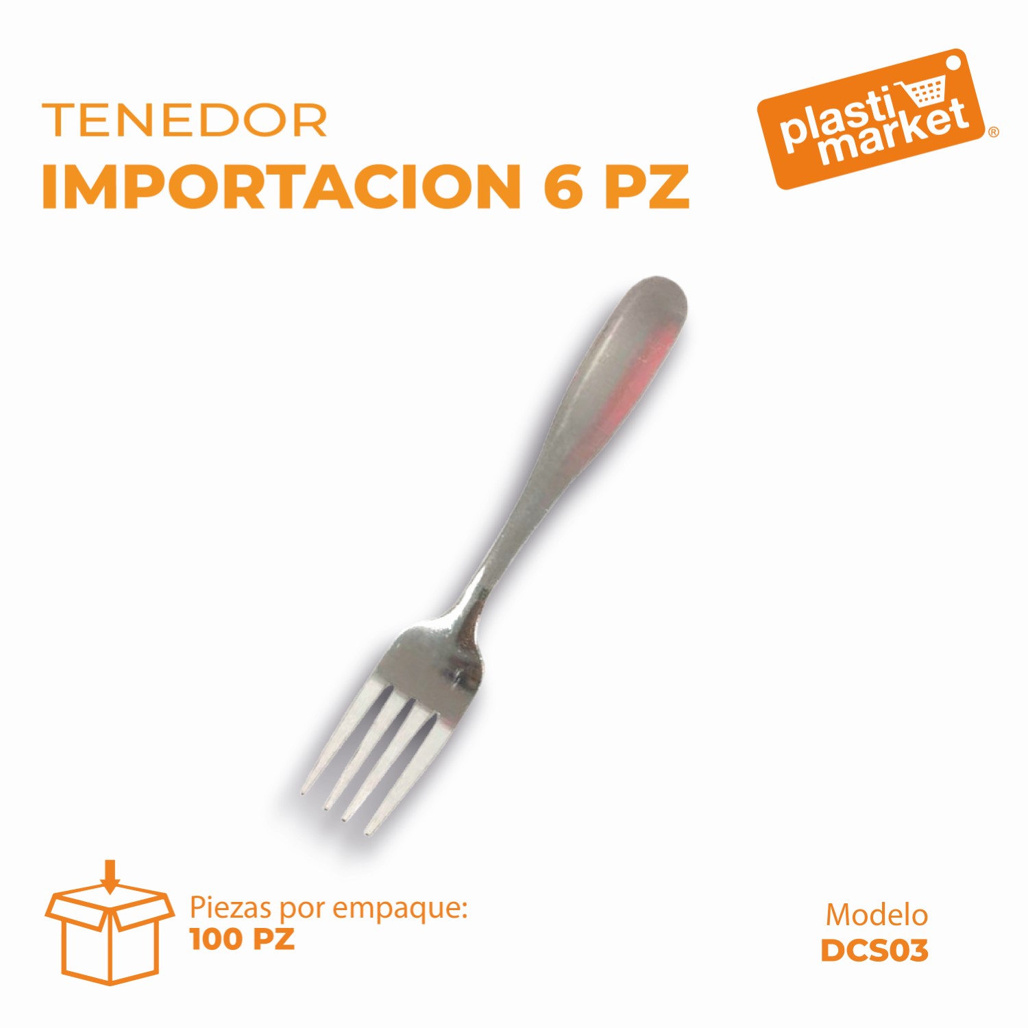 DCS03 TENEDOR IMPORTACION 6 PZ. "OFERTA"