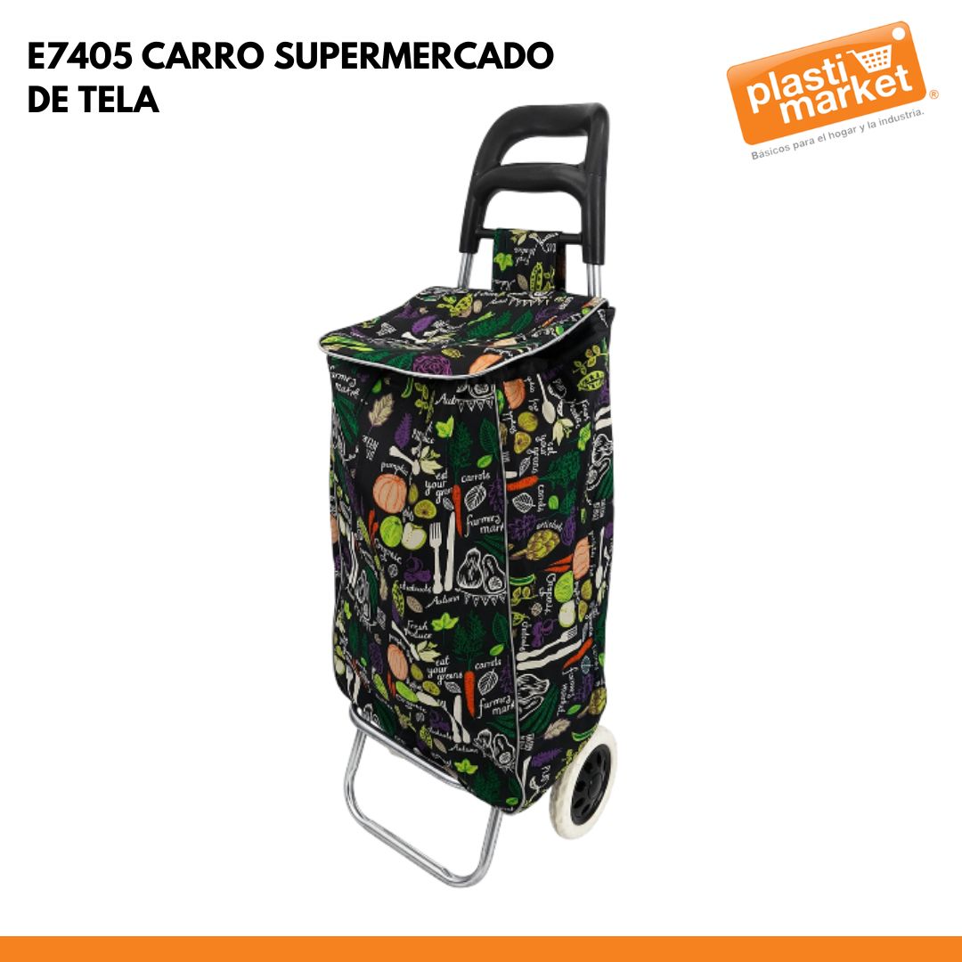 E7405 CARRO SUPERMERCADO DE TELA
