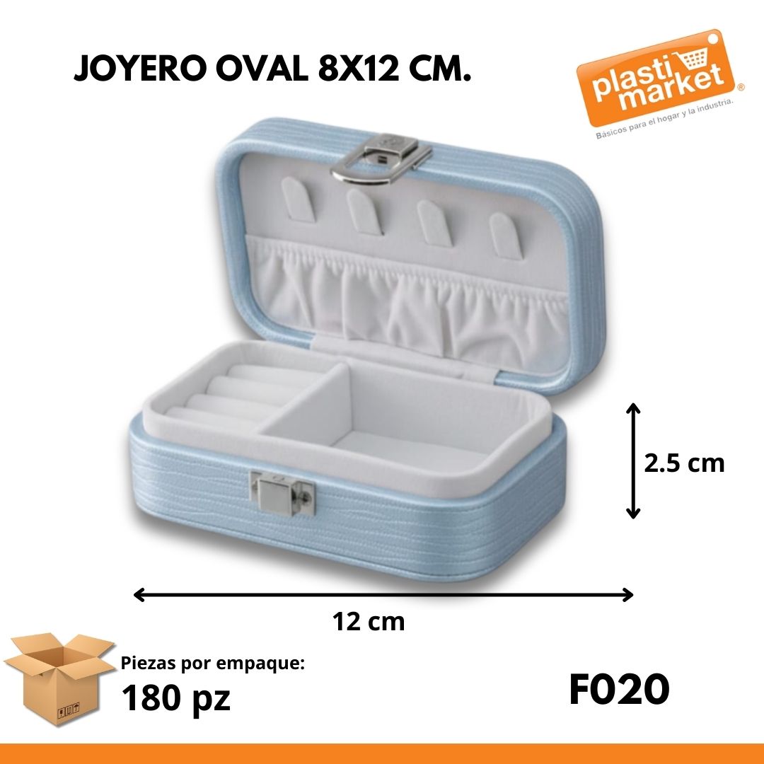 F020 JOYERO OVAL 8X12 CM.  "OFERTA"